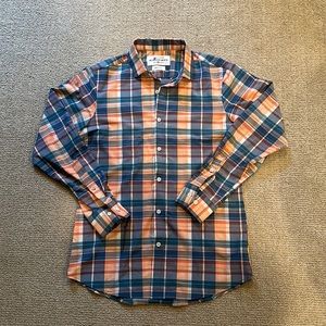 Mizzen+Main Button Down Shirt- Sz Medium- Trim Fit
